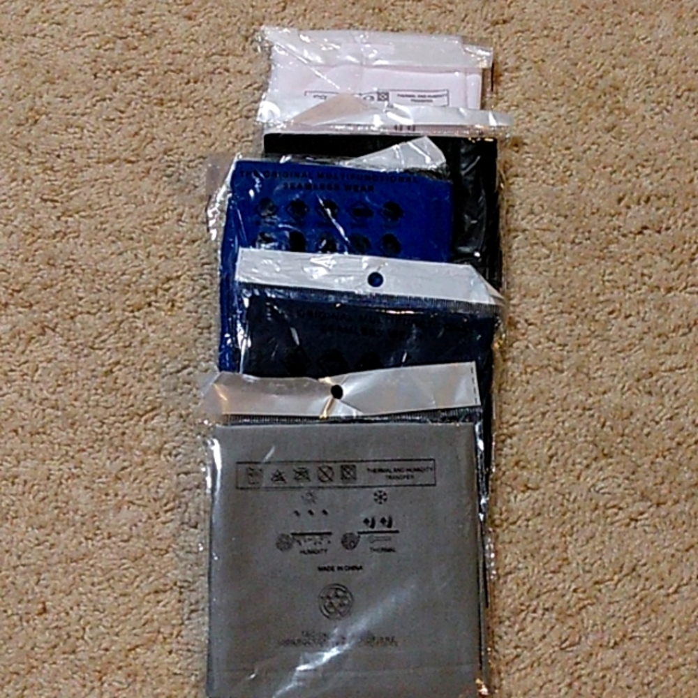 Tube type face mask set
